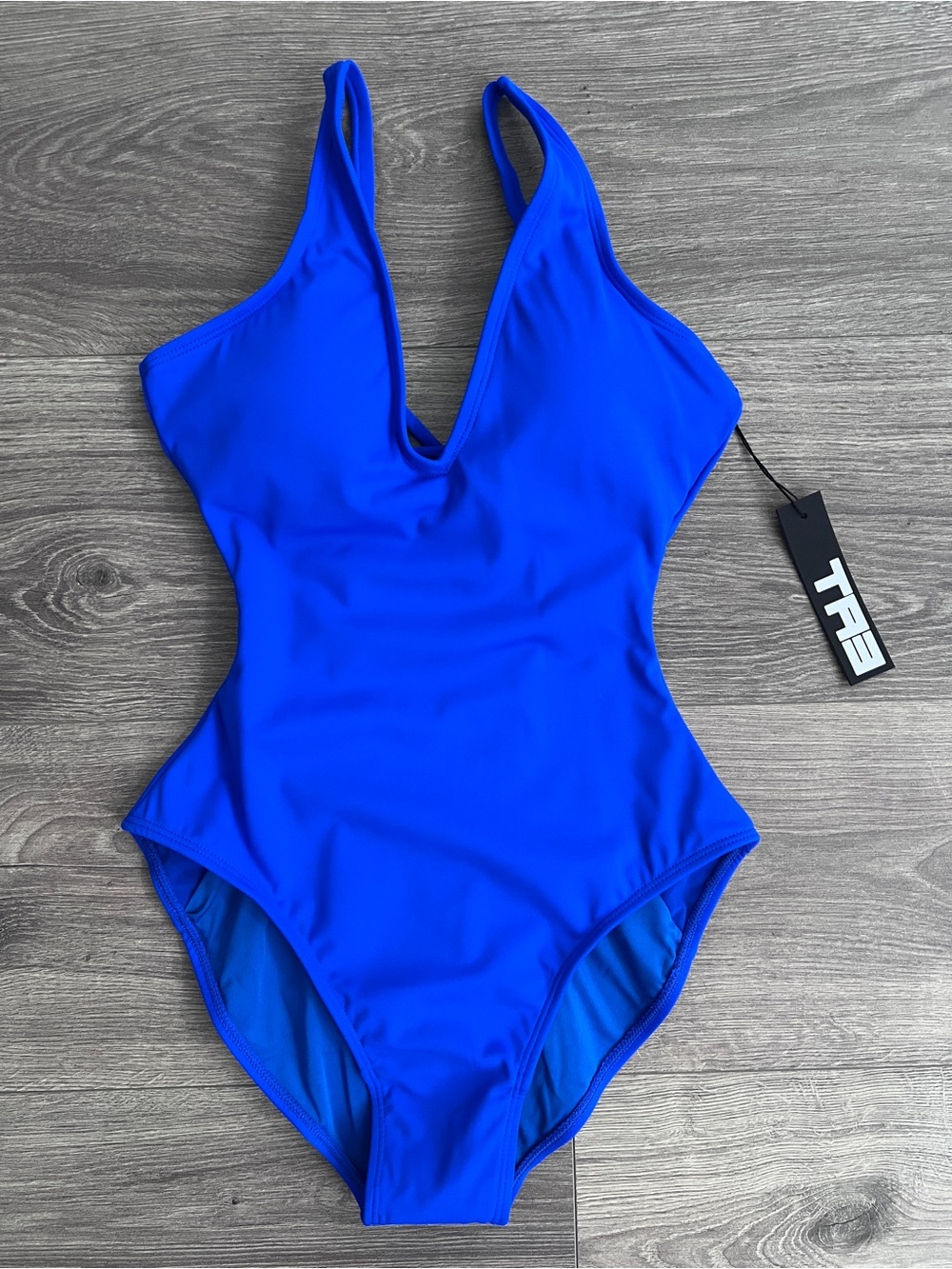 TA3 Plungey One Piece Swimsuit XXS SHORT Sapphire Blue Compression Sculpting NWT